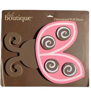 Little Boutique 3D Wood Wall Art ~ Ladybug